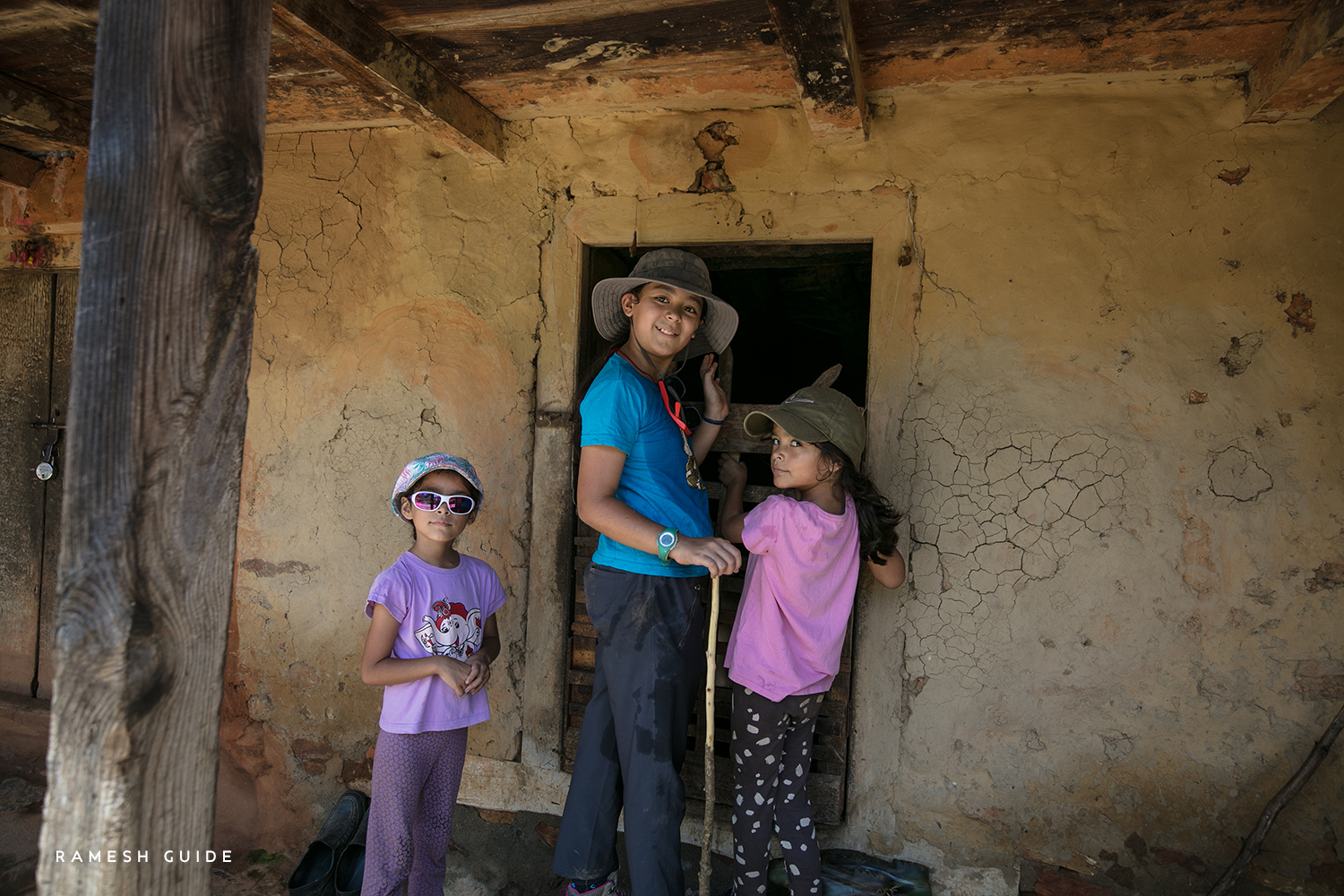 Exploring the traditional village of Chitlang, surrounded by green hills and peaceful countryside.